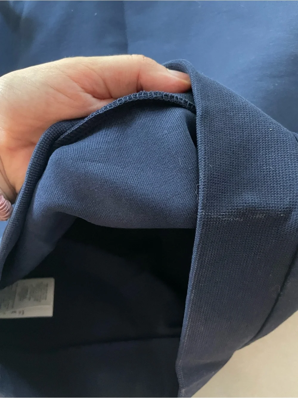 Ralph Lauren Navy Sweatshirt with Gold Lettering